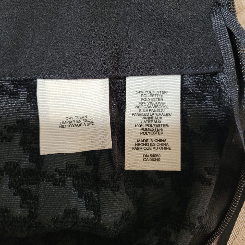 New Black Houndstooth Mini Skirt by RACHEL Rachel Roy Size 8 - Picture 13 of 14